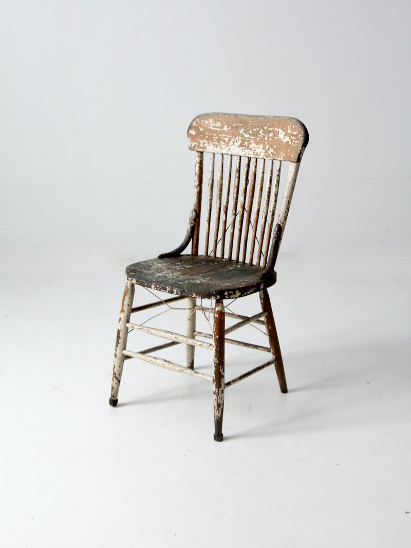 antique spindle back chair