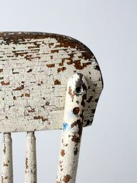 antique spindle back chair