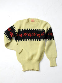 vintage 50s sweater by The Kandahar