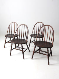 antique wood dining chairs set of 4