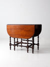 vintage gate leg drop leaf table