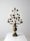 mid century tole candelabra