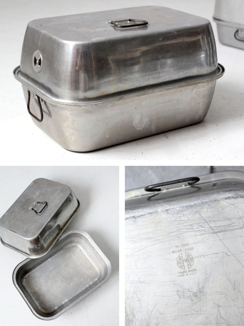 vintage roasting pans collection