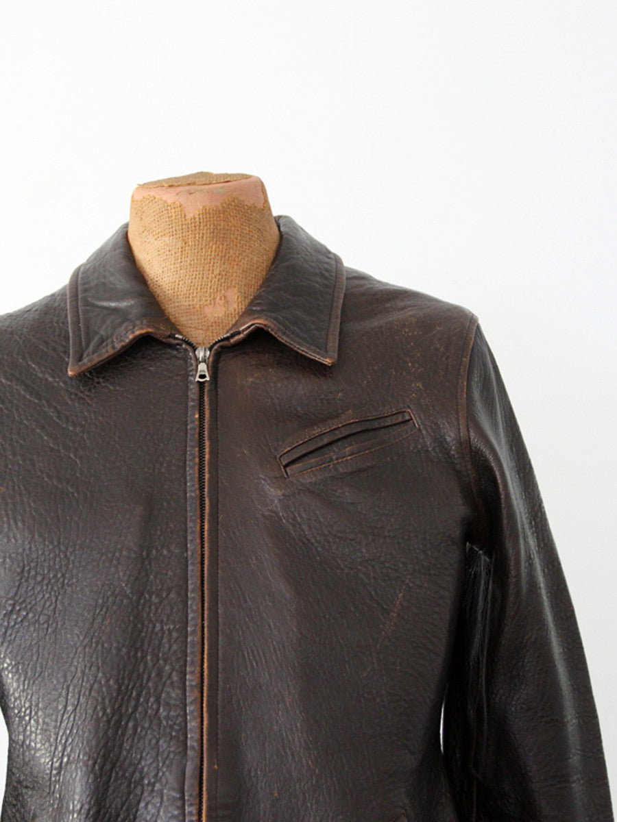 vintage John Michael leather jacket