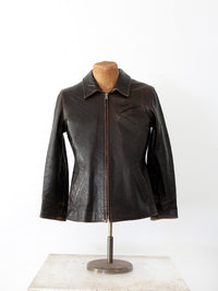 vintage John Michael leather jacket