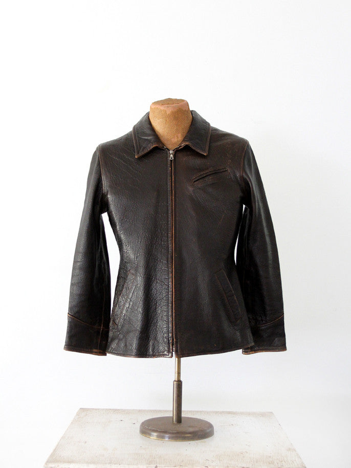 vintage John Michael leather jacket