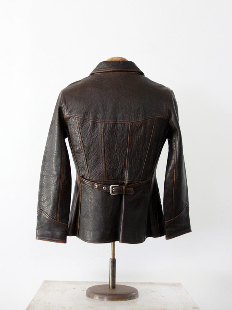 vintage John Michael leather jacket