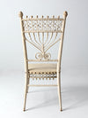 antique wicker chair