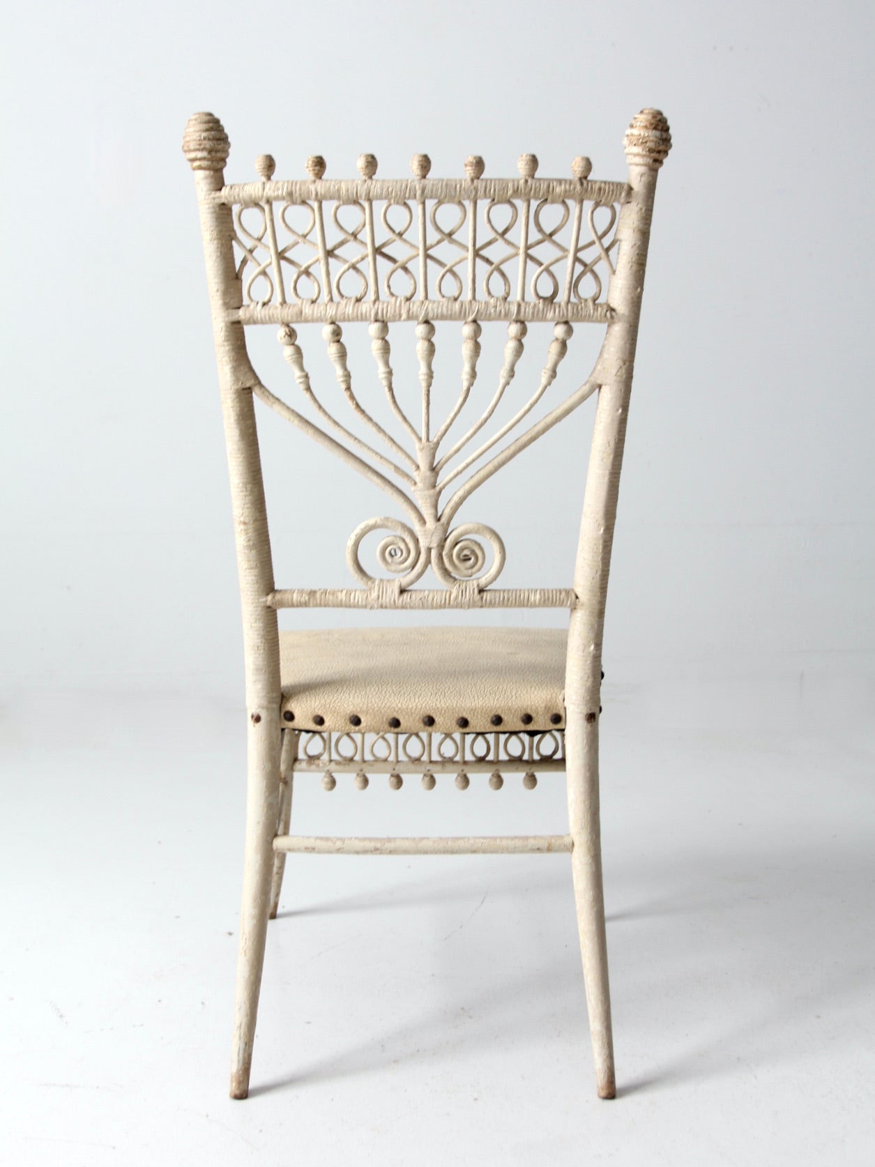antique wicker chair
