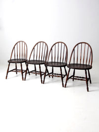 antique wood dining chairs set of 4