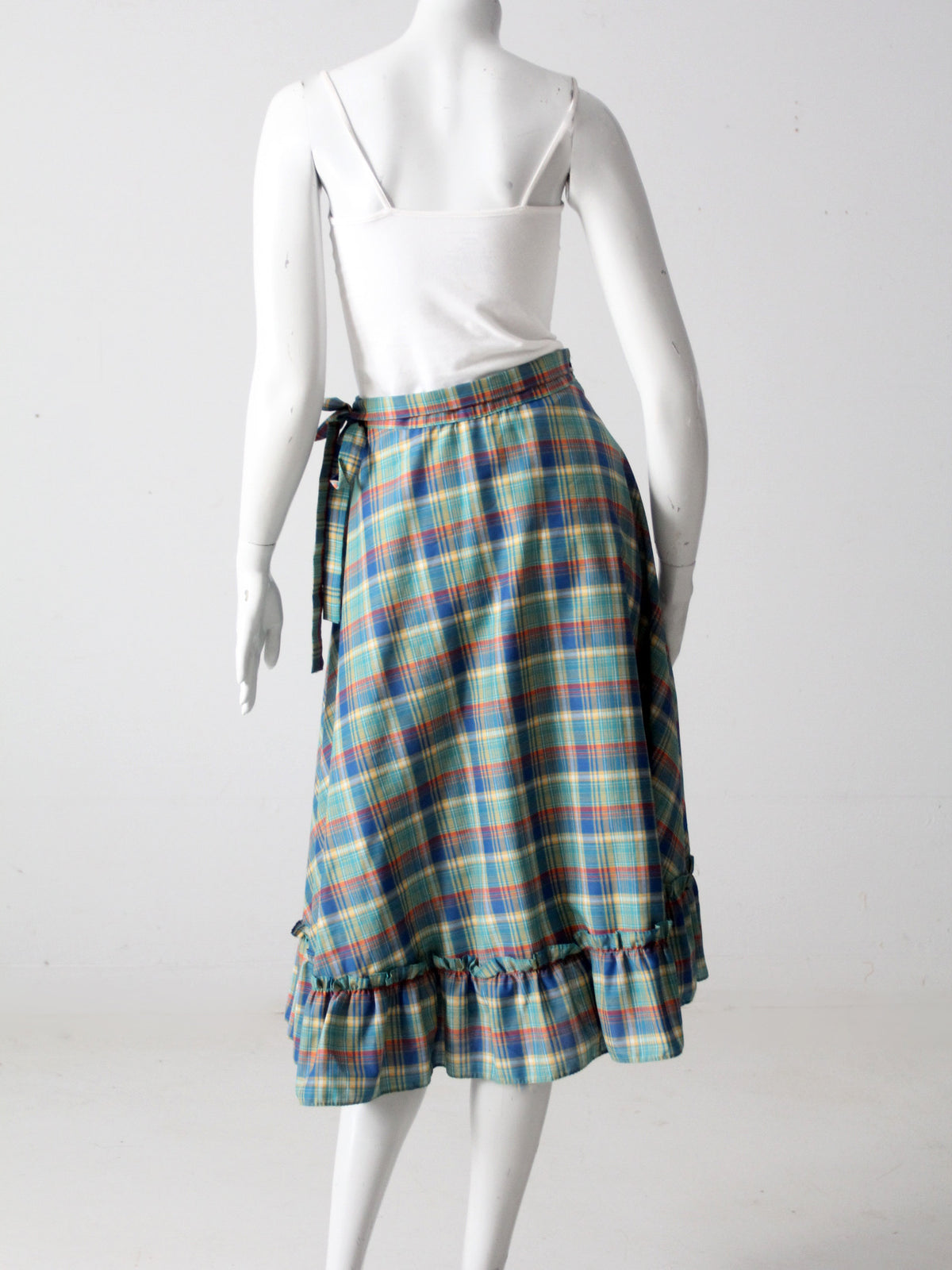 vintage 70s wrap skirt