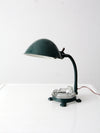 vintage gooseneck desk lamp with ashtray