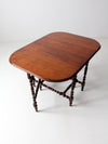 vintage gate leg drop leaf table