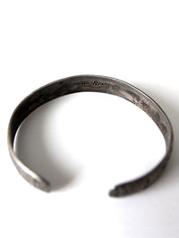 vintage sterling silver cuff