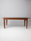 antique wooden dining table