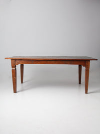 antique wooden dining table