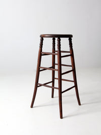 antique wooden stool