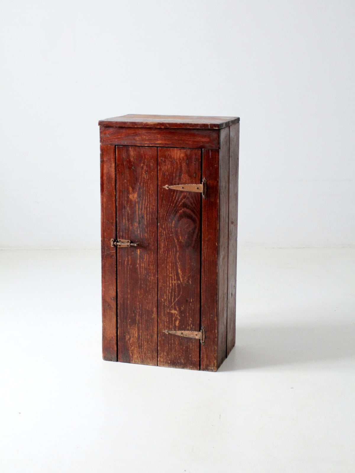 antique wood side cabinet