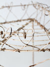 Victorian wire plant stand