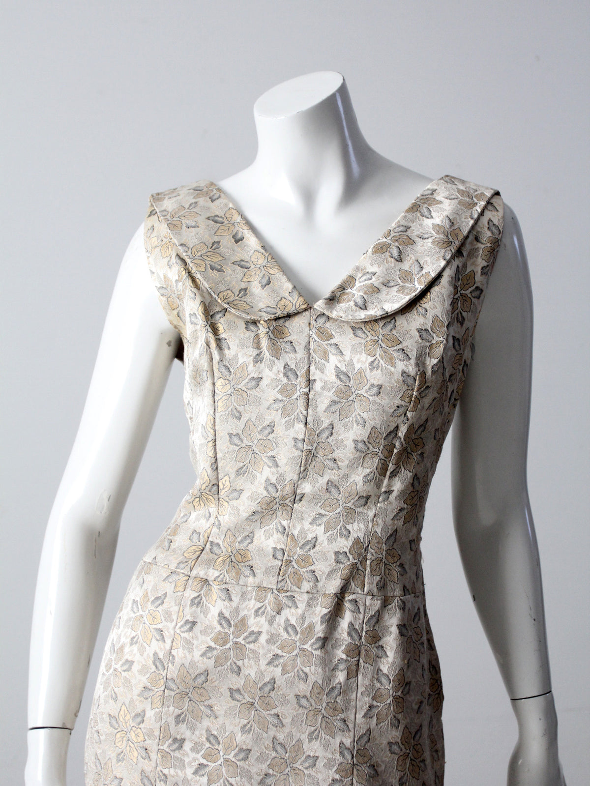 vintage 60s brocade dress