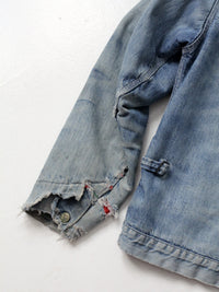 vintage distressed Osh Kosh denim work jacket