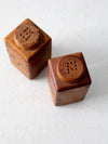 hand painted salt & pepper