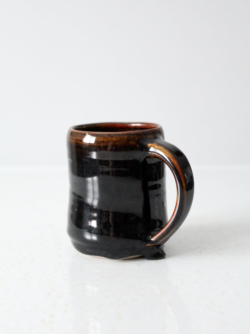 vintage studio pottery mug