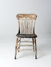 antique spindle back chair
