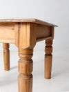 antique wooden side table