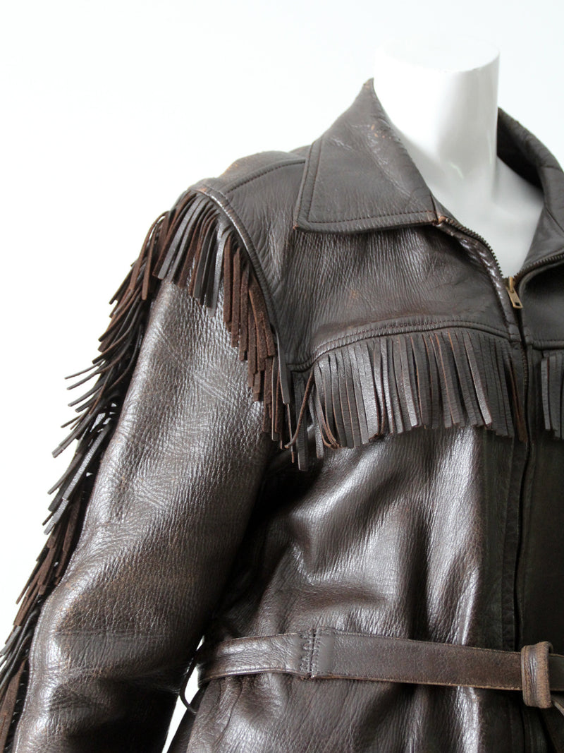 vintage 60s leather jacket