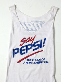 vintage Pepsi logo tank