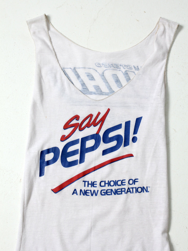 vintage Pepsi logo tank