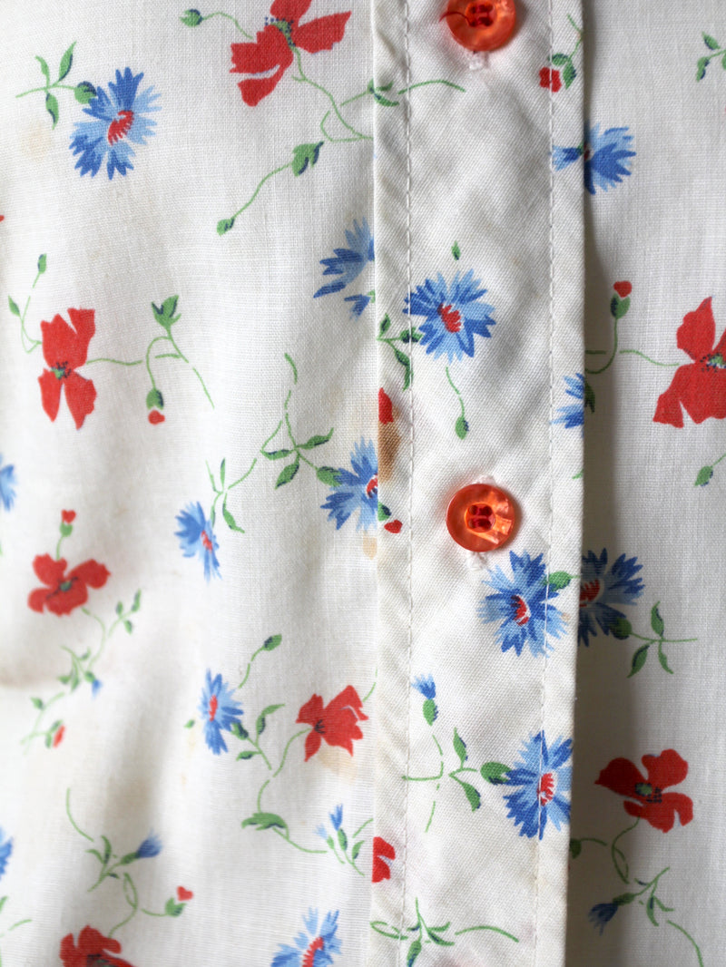 vintage floral shirt