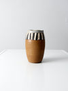 vintage signed studio pottery vase