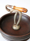 antique nut cracker bowl