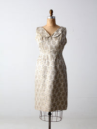 vintage 60s brocade dress