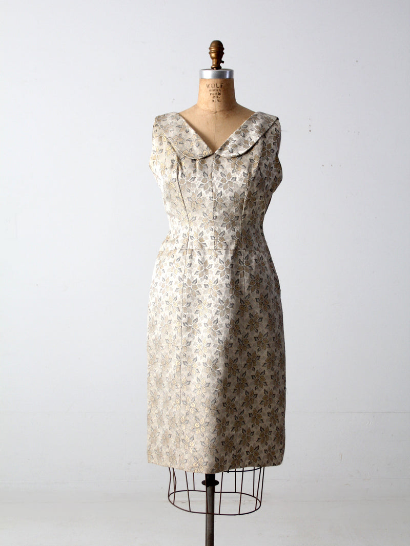 vintage 60s brocade dress
