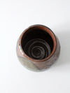 vintage studio pottery vase