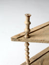 Victorian spool shelf stand