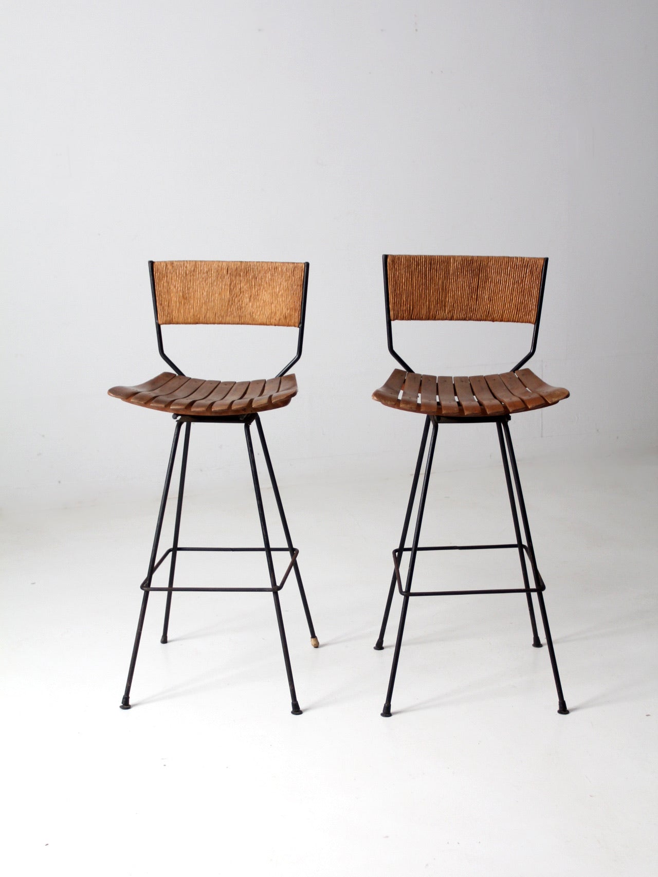 Vintage mid sales century bar stools