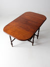 vintage gate leg drop leaf table