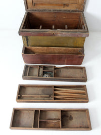 antique carpenter's tool chest