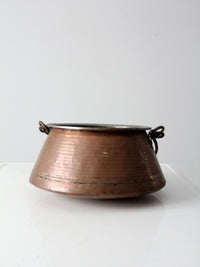 antique copper kettle