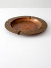 vintage hammered copper ashtray