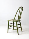 antique painted spindle back chair