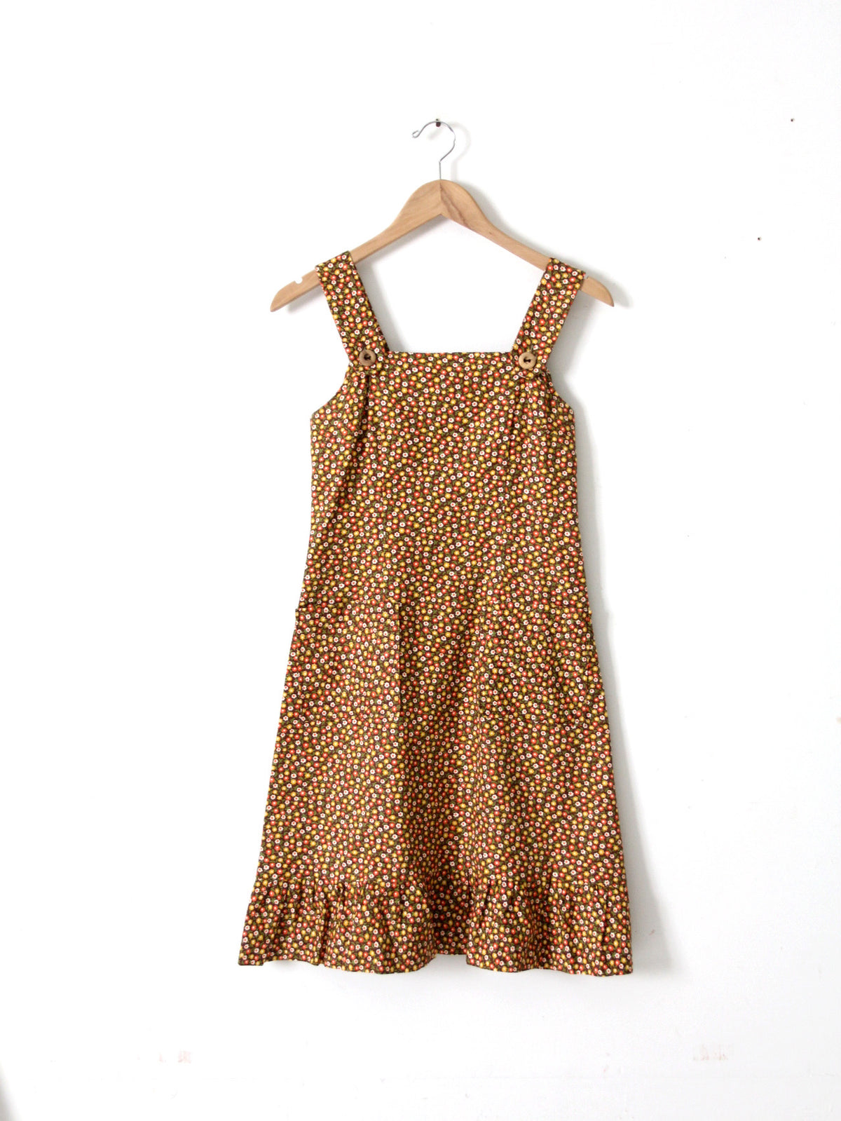 vintage 70s floral dress