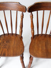 vintage oak dining chairs set of 4