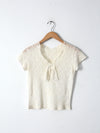 vintage white lace blouse