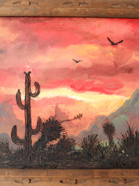 vintage southwestern landscape painting