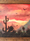 vintage southwestern landscape painting